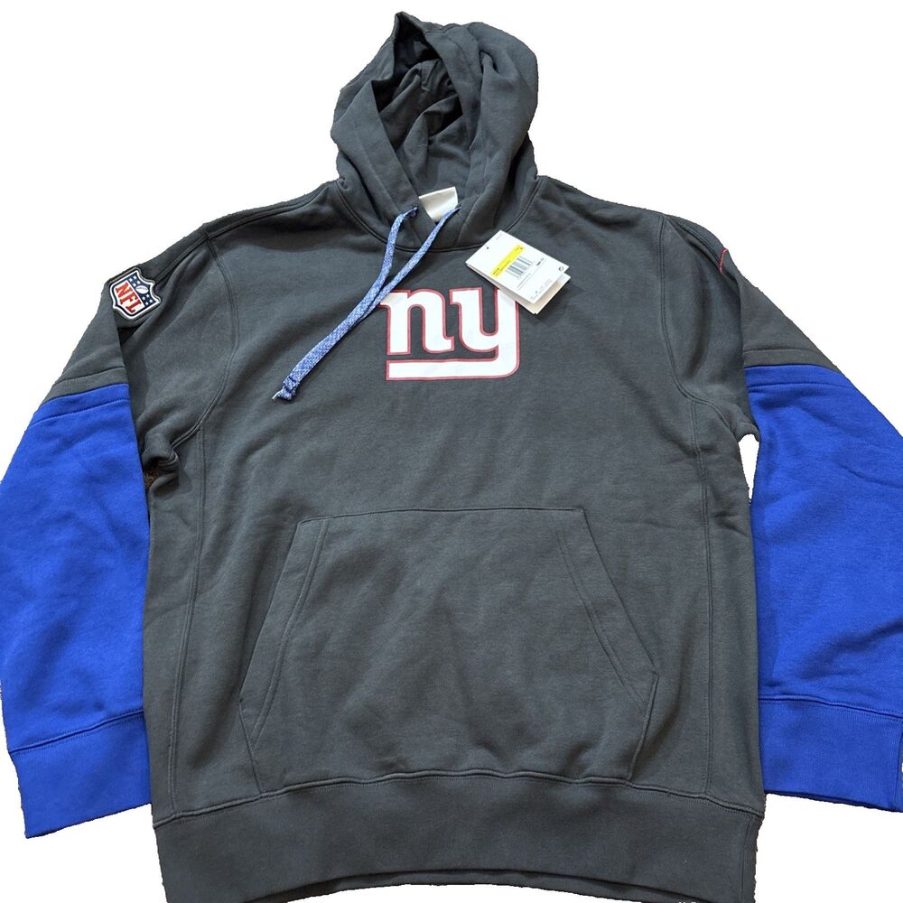NEW NWT New York Giants S Nike NFL Sideline Club Pullover Hoodie Sweatshirt $85